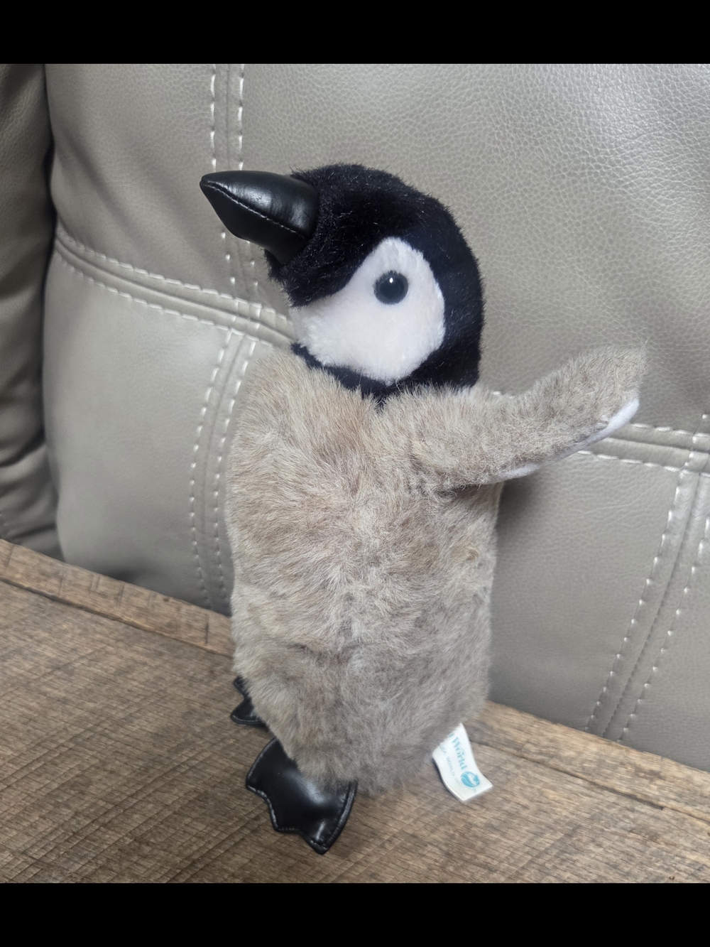 Vintage 1987 SeaWorld Emperor Penguin Chick Plush 11" Excellent Cond Bin PP
